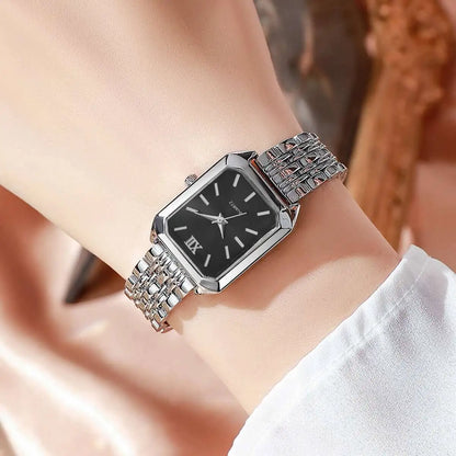 Fashion Rectangle Women Quartz Watch Luxury Analog Wristwatches Reloj Mujer Girls Clock Gift（Without Box）
