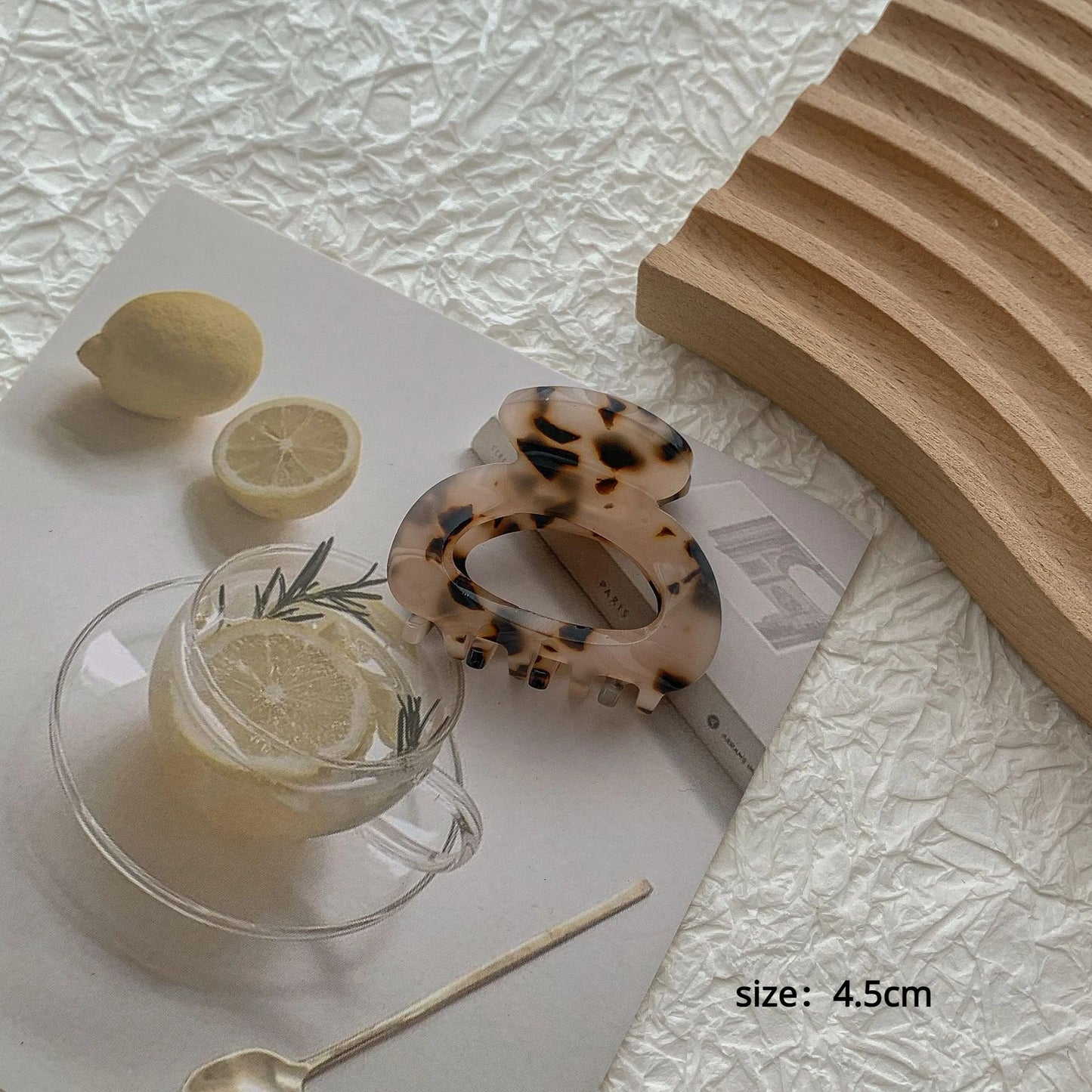 2023 New Women Hair Claw Small 3.5cm Acetate Hair Clips Elegant Colorful Hollow Out Claw Clip Girls Hair Accessories Hairclip
